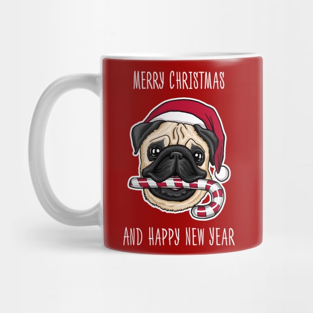 Marry xmas funny mops for dog's lovers by ZlaGo